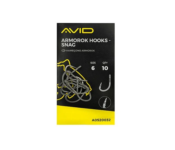 Avid Carp Armorok Hooks Snag Size 6 (10 Stuks) 5 Avid Carp Armorok Hooks Snag Size 6 (10 Stuks) - Afbeelding 5