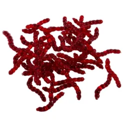 Ultimate Baits Bloodworms Transparant Red Imitatie Aas (50pcs)