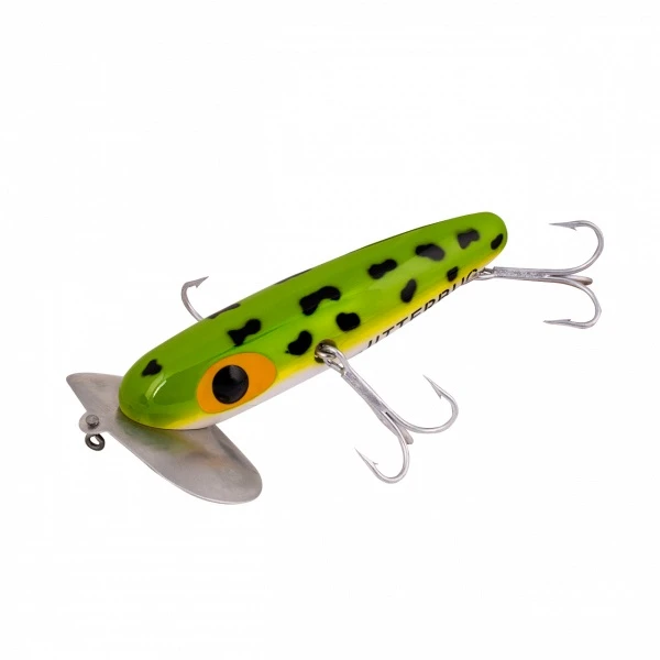 Arbogast Jitterbug XL 4.5'' Frog/White Belly 1 Arbogast Jitterbug XL 4.5'' Frog/White Belly