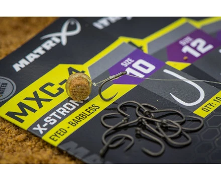 Matrix MXC-4 Barbless Eyed Witvishaken (10st) Maat 12 2 Matrix MXC-4 Barbless Eyed Witvishaken (10st) Maat 12 - Afbeelding 2