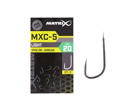 Matrix MXC-5 Barbless Spade End Witvishaken (10st) Maat 16 5 Matrix MXC-5 Barbless Spade End Witvishaken (10st) Maat 16 - Afbeelding 5