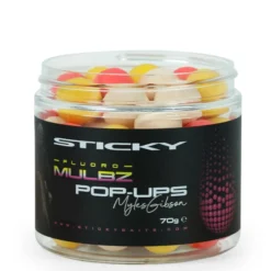 Sticky Baits Mulbz Pop-Ups Fluoro 12mm 70gr Pot